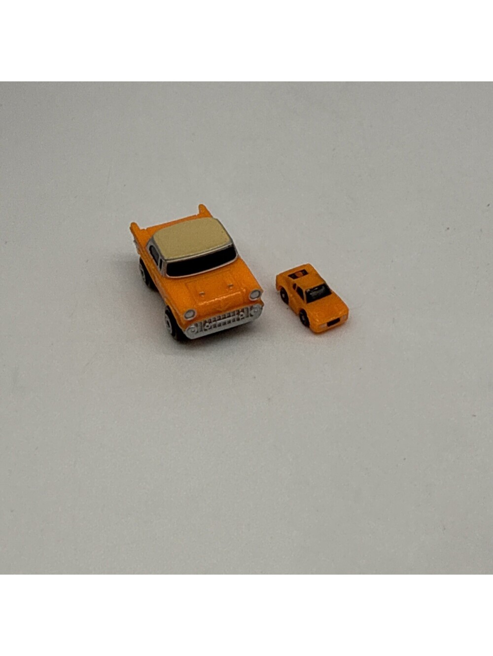 Galoob Micro Machines Insiders 1989 Chevrolet 57 Bel Air w/ Mini Ferrari Orange